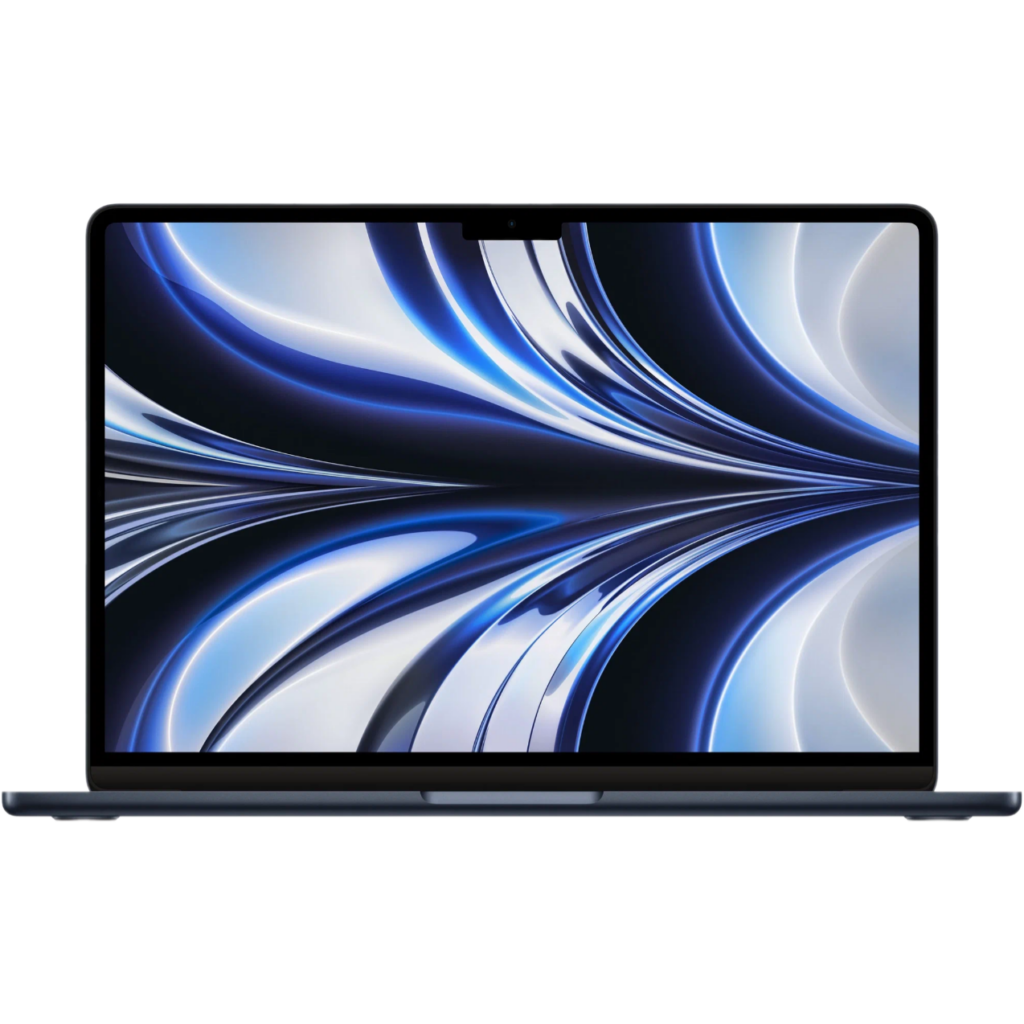 Ноутбук Apple MacBook Air 2022 (M2, RAM 8ГБ, SSD 256ГБ, graphics 8-core), Тёмная Ночь (Midnight), без Rustore