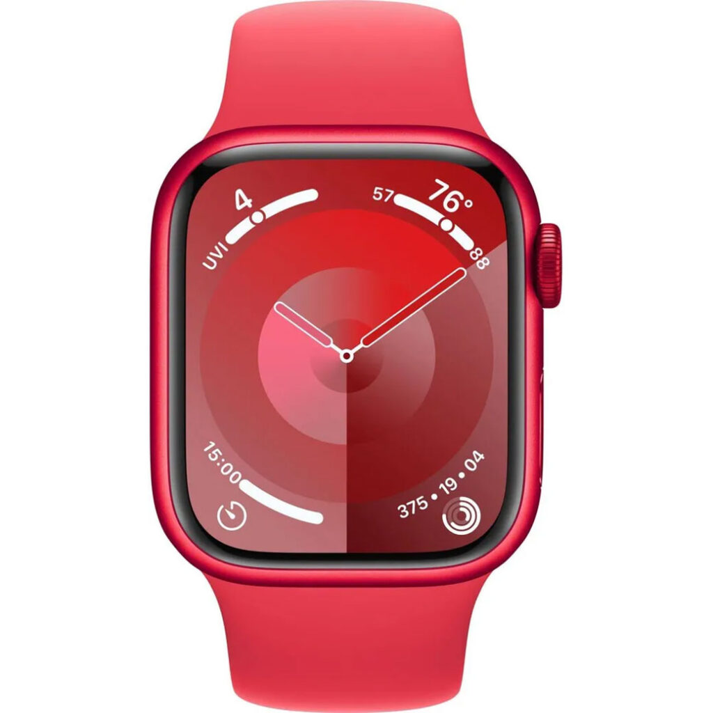 Часы Apple Watch Series 9 45 мм Aluminium, Красный (Red)