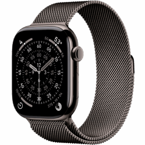 Часы Apple Watch Series 11 42 мм Titanium Case, Шифер (Slate), GPS + Cellular