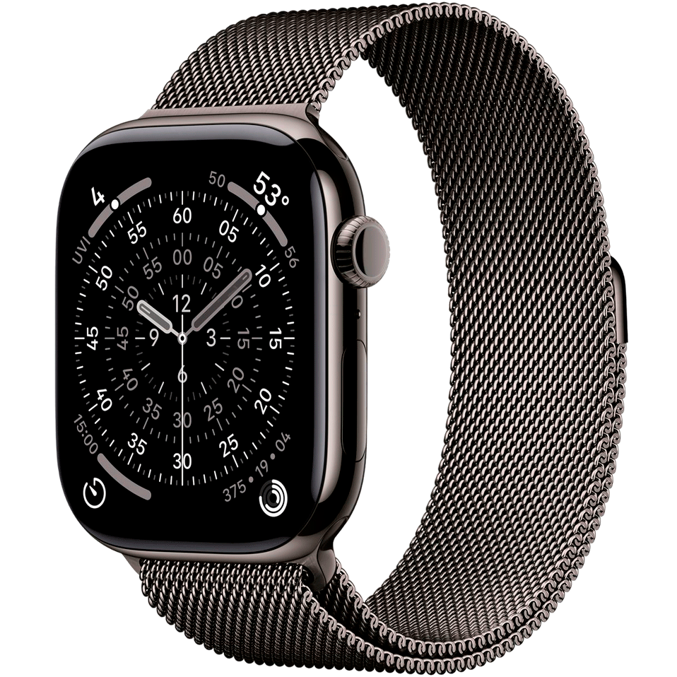 2 Часы Apple Watch Series 11 42 мм Titanium Case, Шифер (Slate), GPS + Cellular
