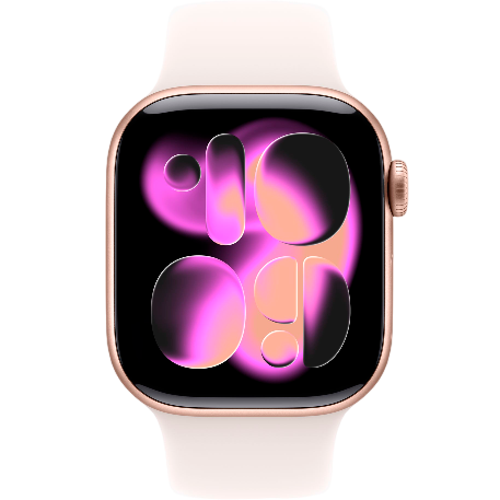 3-1 Часы Apple Watch Series 11 42 мм Aluminium Case, Розовое Золото (Rose Gold), GPS + Cellular