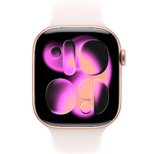 3-2 Часы Apple Watch Series 11 46 мм Aluminium Case, Розовое Золото (Rose Gold), GPS