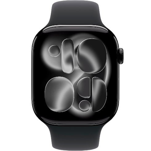 5-2 Часы Apple Watch Series 11 46 мм Aluminium Case, Черный как смоль (Jet Black), GPS + Cellular