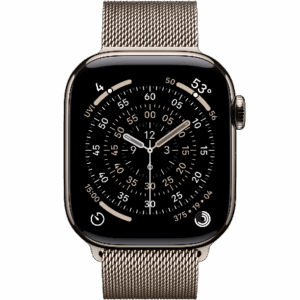 Часы Apple Watch Series 11 42 мм Titanium Case, Натуральная (Natural), GPS + Cellular