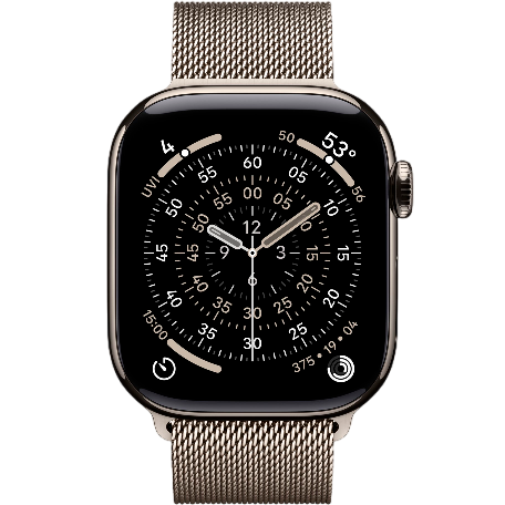 6-1 Часы Apple Watch Series 11 42 мм Titanium Case, Натуральная (Natural), GPS + Cellular