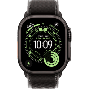 Apple Watch Ultra 3 Black, Black Charcoal - Trail Loop  (Черный/Чёрный-угольный)