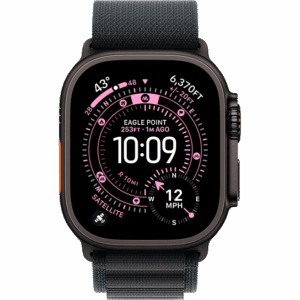 Apple Watch Ultra 3 Black, Black - Alpine Loop  (Черный/Черный)