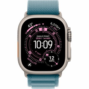 Apple Watch Ultra 3 Natural, Light Blue - Alpine Loop  (Натуральный/Светло-голубой)