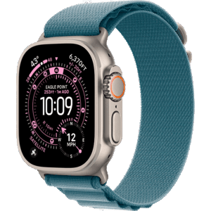 Apple Watch Ultra 3 Natural, Light Blue - Alpine Loop  (Натуральный/Светло-голубой)