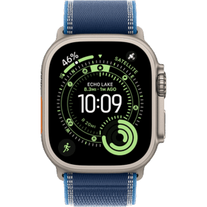 Apple Watch Ultra 3 Natural, Blue Bright Blue - Trail Loop  (Натуральный/Синий-ярко синий)