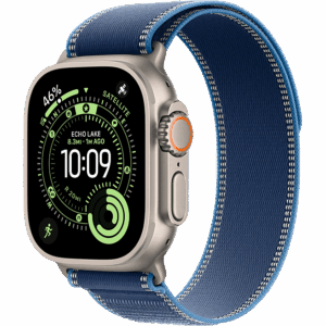 Apple Watch Ultra 3 Natural, Blue Bright Blue - Trail Loop  (Натуральный/Синий-ярко синий)