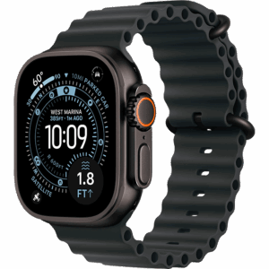Apple Watch Ultra 3 Black, Black - Ocean Band  (Черный/Черный)