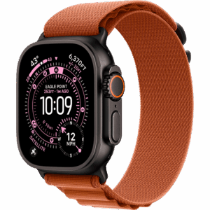 Apple Watch Ultra 3 Black, Terra Cotta - Alpine Loop  (Черный/Терракотовый)