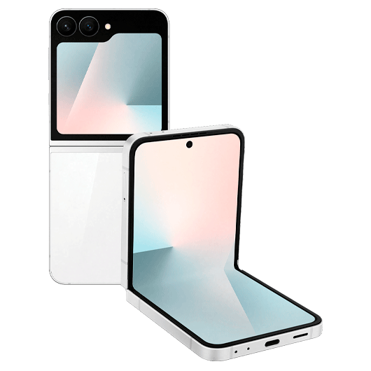 galaxy-z-flip-FE-7-white-4 Смартфон Samsung Galaxy Z Flip7 FE 8/256 ГБ, White (Белый)